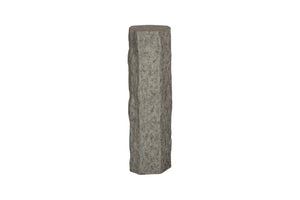 Phillips Collection Splinter Stone Pedestal - Authentic Natural Stone Look for Stylish Indoor and Outdoor Decor Resin, LG ID120057
