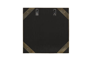 Phillips Collection Aura Natural Quartz Crystal Wall Art on Solid Brass Square Sculptural Accent Piece Lower Right ID121113