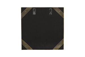 Phillips Collection Aura Natural Quartz Crystal Wall Art on Solid Brass Square Sculptural Accent Piece Right ID123265