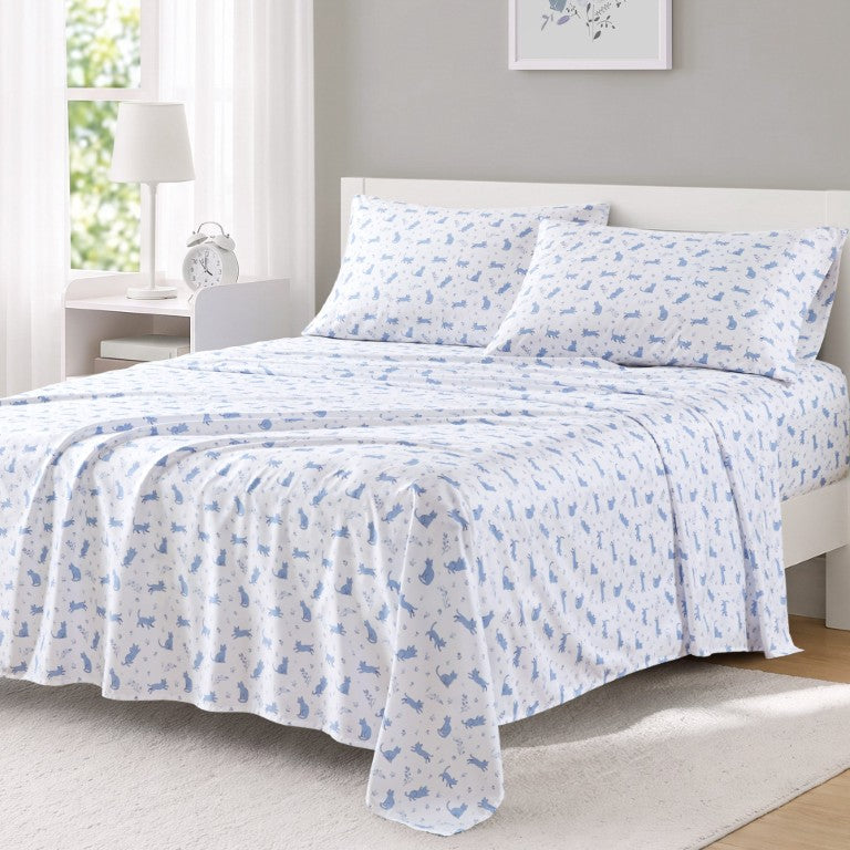 JLA Home Printed Microfiber Sheets Soft Polyester Bedding with Bold Pattern and Wrinkle Resistance ID20-2615