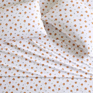 JLA Home Printed Microfiber Sheet Set Wrinkle Resistant Soft Polyester Bedding for Any Bedroom ID20-2620