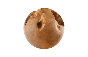 Phillips Collection Teak Wood Ball – Handcrafted Small Sphere with Unique Grain, Perfect for Modern or Rustic Decor ID53978