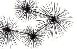 Phillips Collection Sea Root Metal Wall Sculpture - Modern Organic Art with Black & Gold Accent for Stylish Interiors ID66366