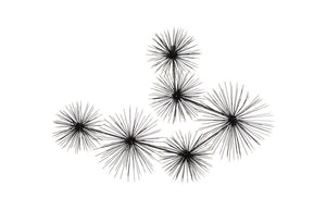 Phillips Collection Sea Root Metal Wall Sculpture - Modern Organic Art with Black & Gold Accent for Stylish Interiors ID66366