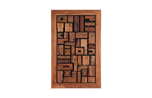 Phillips Collection Asken Large Wall Art - Handcrafted Reclaimed Wood Sculpture for Unique Home Decor and Style Wood, SM ID66838