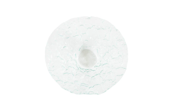 Phillips Collection Bubble Bowl, Medium - Stunning Turquoise Glass Decor With Unique Stone Impressions For Any Space Turquoise Glass Id74542