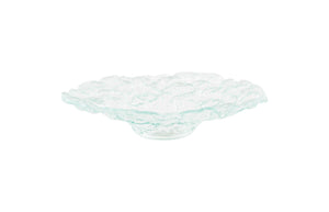 Phillips Collection Bubble Bowl, Medium - Stunning Turquoise Glass Decor With Unique Stone Impressions For Any Space Turquoise Glass Id74542