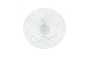Phillips Collection Bubble Bowl - Artisanal Turquoise Glass Centerpiece with Unique Texture for Modern Home Decor SM ID74543