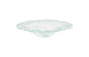 Phillips Collection Bubble Bowl Handcrafted Turquoise Glass with Organic Stone Pressed Texture for Table Decor ID74543