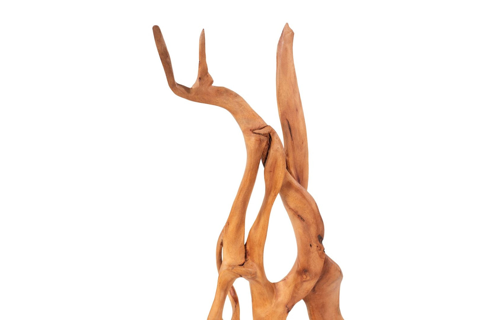 Phillips Collection Mahogany Wood Sculpture - Thumbnail 3
