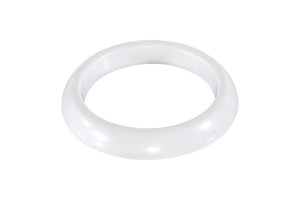 Phillips Collection Frosted Glass Shallow Decorative Bowl with Ring Base for Modern Living Spaces SM With Ring Base ID76853