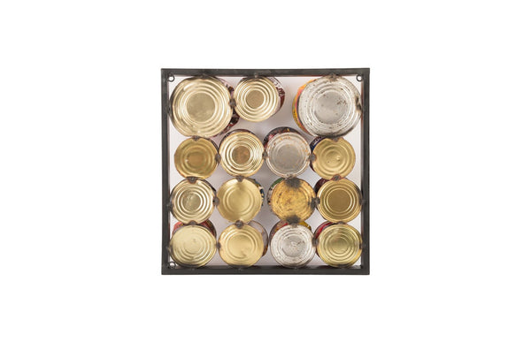 Phillips Collection Paint Can Wall Art - Handcrafted Metal Art Piece with Recycled Materials for Eco-Friendly Decor Square, Assorted Colors, SM ID78276