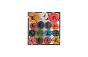 Phillips Collection Paint Can Wall Art - Handcrafted Metal Art Piece with Recycled Materials for Eco-Friendly Decor Square, Assorted Colors, SM ID78276