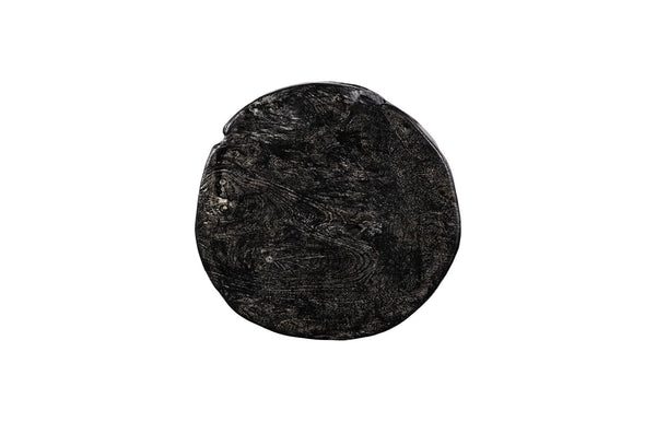 Phillips Collection Black Wash Stool - Handcrafted Solid Wood Accent Piece With Unique Artistic Finish For Any Space Black,Gray Wood Id85088