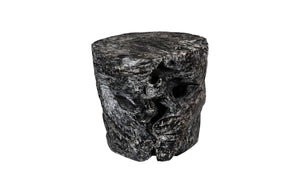 Phillips Collection Side Table Black Wash - Unique Round Solid Wood Accent Table for Modern & Farmhouse Interiors ID85090