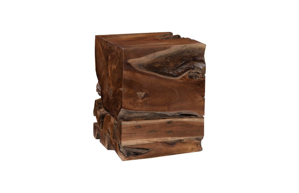Phillips Collection Teak Root Side Table - Handcrafted Unique Accent Piece in Warm Brown for Modern & Farmhouse Decor ID86064