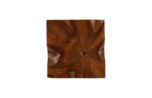 Phillips Collection Teak Root Side Table - Handcrafted Unique Accent Piece in Warm Brown for Modern & Farmhouse Decor ID86064