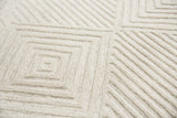 Rizzy Idyllic ID917A Hand Tufted Transitional Wool Rug Natural  9' x 12'