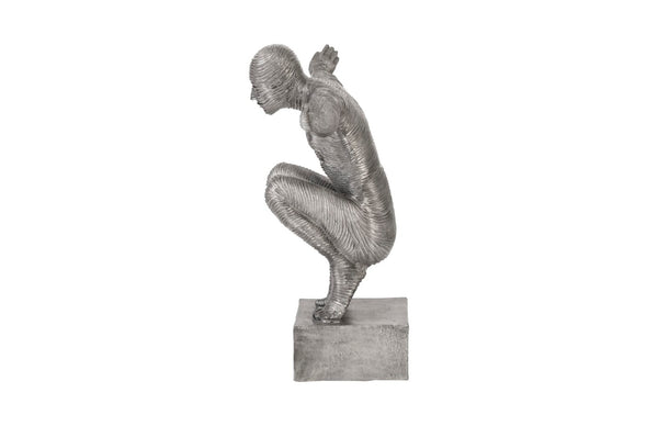 Phillips Collection Outstretched Arms Sculpture - Striking Aluminum Art Piece for Modern Minimalist Home Décor ID96056