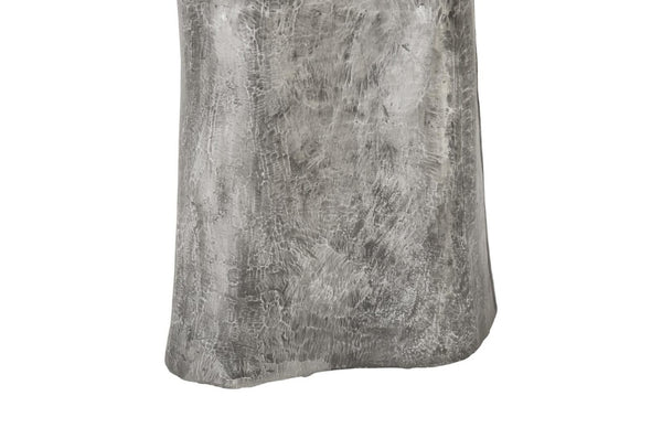 Phillips Collection Dress Sculpture Hand Formed Aluminum Figure Life Sized Statement Art for Entryway ID96058