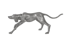 Phillips Collection Walking Dog Aluminum Sculpture with Artisan Patina Finish for Entryway or Console ID96065