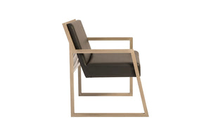 Phillips Collection Ladder Slant Arm Chair, Right - Timeless Travel-Inspired Design with Durable Craftsmanship & Elegance ID96177