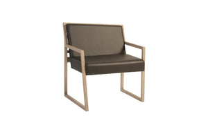 Phillips Collection Ladder Slant Arm Chair, Right - Timeless Travel-Inspired Design with Durable Craftsmanship & Elegance ID96177
