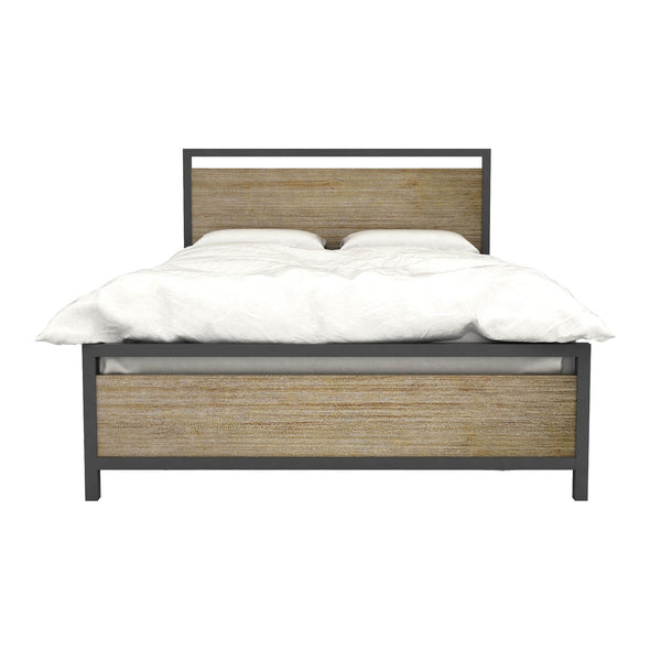 Lh Imports Irondale King Bed - Elevate Your Bedroom Decor With Stylish Comfort And Timeless Elegance Today! Brown Solid Acacia,Mdf,Acacia Veneer,Iron Idb01ks