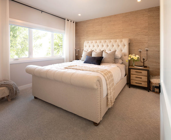 Lh Imports Irondale Nightstand - Elevate Your Home Decor With Stylish Storage And Timeless Design Elements Brown,Grey Acacia,Mdf Acacia Veneer,Iron Idb02