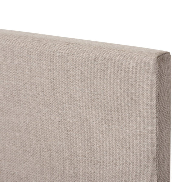 Baxton Studio Baxton Studio Elizabeth Queen Size Upholstered Platform Bed – Modern Beige Design with Supportive Slats IDB048-Beige-Queen