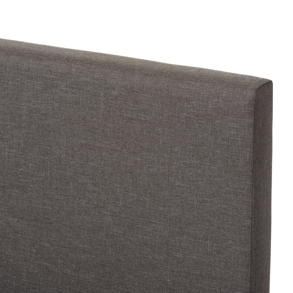 Baxton Studio Baxton Studio Elizabeth Modern Upholstered Platform Bed with Panel-Stitched Design for Stylish Comfort Grey Full IDB048-Grey-Full