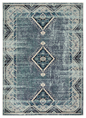 Jaipur Living Jaipur Living Zhara Persian Medallion Polypropylene Indoor Outdoor Rug Vintage Distressed 4'X5'8" RUG142882