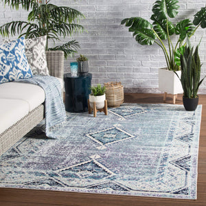 Jaipur Living Jaipur Living Zhara Persian Medallion Polypropylene Indoor Outdoor Rug Vintage Distressed 4'X5'8" RUG142882