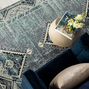 Jaipur Living Jaipur Living Zhara Persian Medallion Polypropylene Indoor Outdoor Rug Vintage Distressed 4'X5'8" RUG142882
