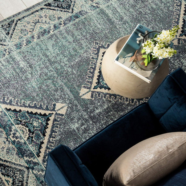 Jaipur Living Jaipur Living Zhara Persian Medallion Polypropylene Indoor Outdoor Rug Vintage Distressed 4'X5'8" RUG142882