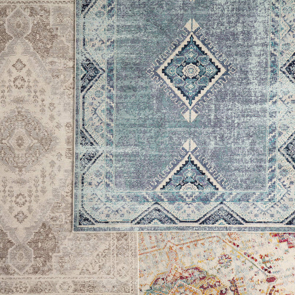 Jaipur Living Jaipur Living Zhara Persian Medallion Polypropylene Indoor Outdoor Rug Vintage Distressed 4'X5'8" RUG142882