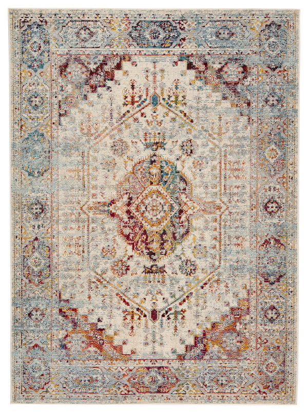 Jaipur Living Jaipur Living Elowen Polypropylene Medallion Boho Indoor Outdoor Rug for Patio 4' x 5'8" RUG142874