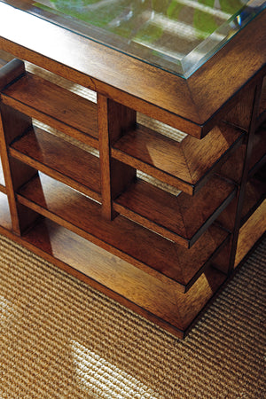 Lexington Tommy Bahama Home Nobu Square Cocktail Table - Luxurious Pan-asian Design With Elegant Glass Top For Contemporary Living Sebana  556-943