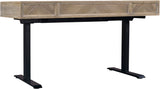 Harper Point Bleached Khaki 60" Lift Desk IHP-360T-KHA,IUAB-301-1 Aspenhome