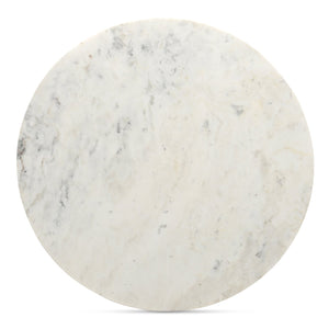 Moe's Home Lark Coffee Table - Stunning Mango Wood Frame With Unique Orange Fantasy Marble Top For Your Home White White Banswara Marble,Solid Mango Wood Legs Ik-1033-18