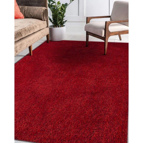 Illustrations Plush Shag Area Rug Microfiber Polyester Deep Pile Living Room Accent