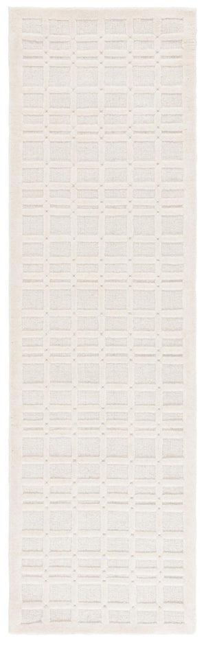 Safavieh Impressions Modern Wool-cotton Blend Area Rug - Hand-loomed Geometric Design For Chic Spaces Ivory 80% Wool,20% Cotton Im312a-3