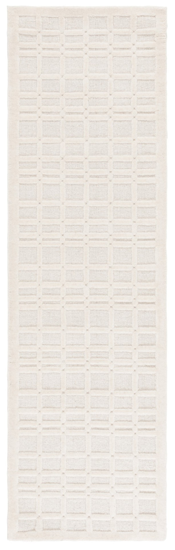 Safavieh Impressions Modern Wool-cotton Blend Area Rug - Hand-loomed Geometric Design For Chic Spaces Ivory 80% Wool,20% Cotton Im312a-3