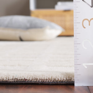 Safavieh Impressions Hand-loomed Area Rug - Timeless Elegance, Modern Design, Plush Comfort For Any Space Ivory 80% Wool,20% Cotton Im312a-5
