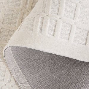 Safavieh Impressions Hand-loomed Area Rug - Timeless Elegance, Modern Design, Plush Comfort For Any Space Ivory 80% Wool,20% Cotton Im312a-5