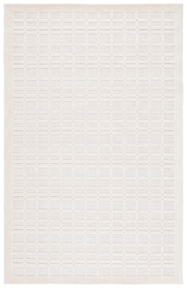 Safavieh Impressions Modern Wool-cotton Blend Area Rug - Hand-loomed Geometric Design For Chic Spaces Ivory 80% Wool,20% Cotton Im312a-3