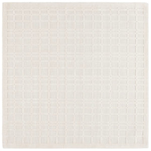 Safavieh Impressions Modern Wool-cotton Blend Area Rug - Hand-loomed Geometric Design For Chic Spaces Ivory 80% Wool,20% Cotton Im312a-3