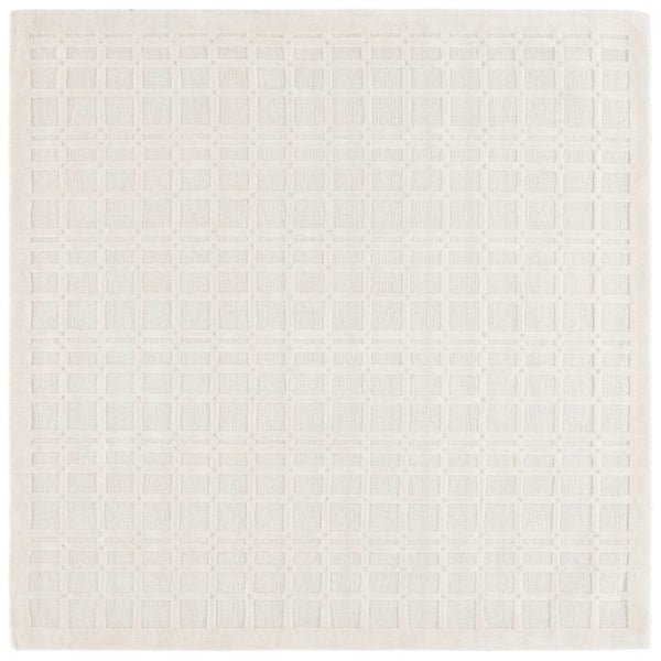 Safavieh Impressions Modern Wool-cotton Blend Area Rug - Hand-loomed Geometric Design For Chic Spaces Ivory 80% Wool,20% Cotton Im312a-3
