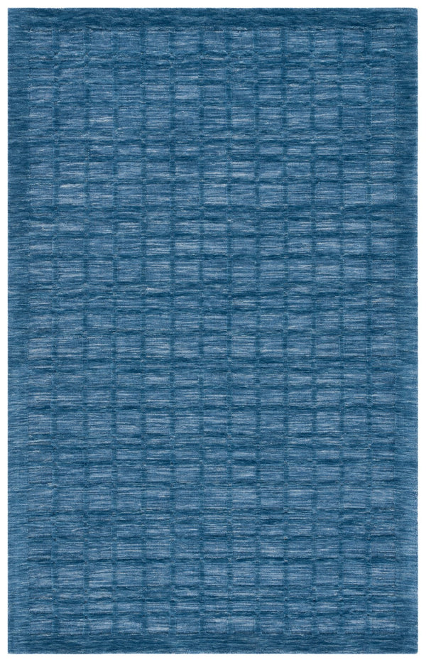 Safavieh Impressions Modern Wool-cotton Blend Area Rug - Hand-loomed Geometric Design For Chic Spaces Blue 80% Wool,20% Cotton Im312m-4
