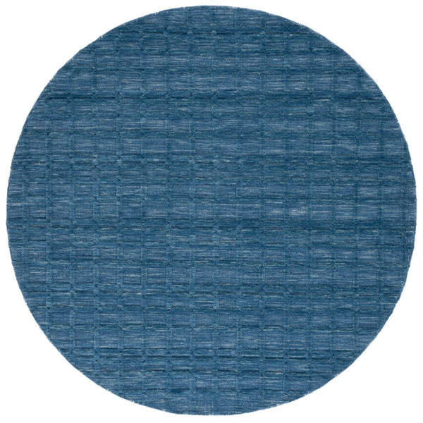 Safavieh Impressions Modern Wool-cotton Blend Area Rug - Hand-loomed Geometric Design For Chic Spaces Blue 80% Wool,20% Cotton Im312m-4